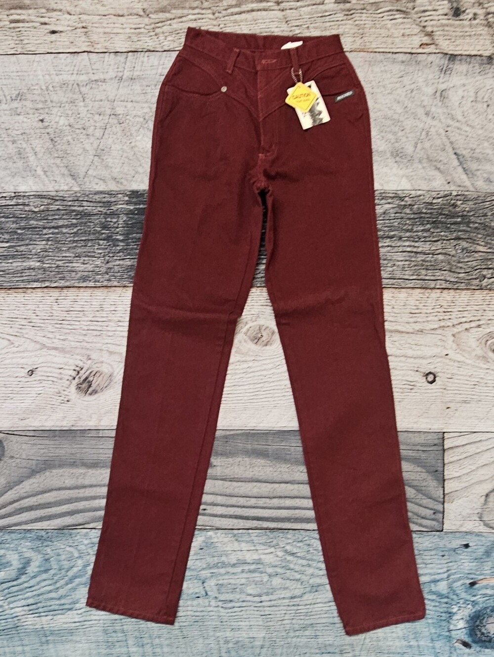 Vintage Rockies Bareback Western High Waist Rise Jeans Womenโs 5/27 NWT Rare